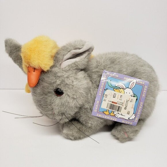 Dakin Applause 10" Bunny Rabbit Duck Natures Miracle Vintage 1995 Plush - Picture 1 of 7
